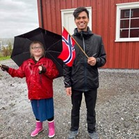 Male au pair change host currently in Denmark .